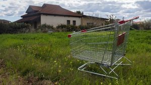 Abandoned trolley