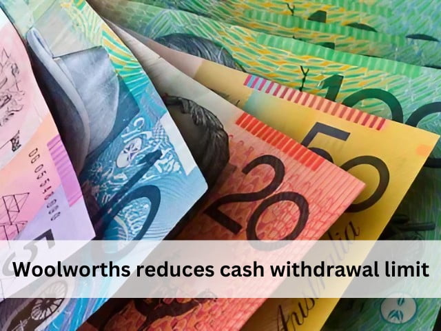 cash withdrawal limit Woolworths